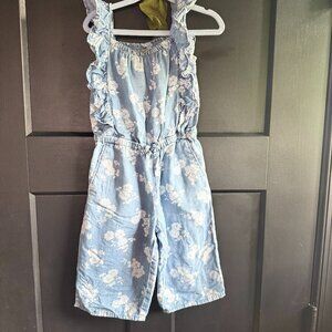 Denim OshKosh B'Gosh Jumpsuit with Floral Print - Size 2T